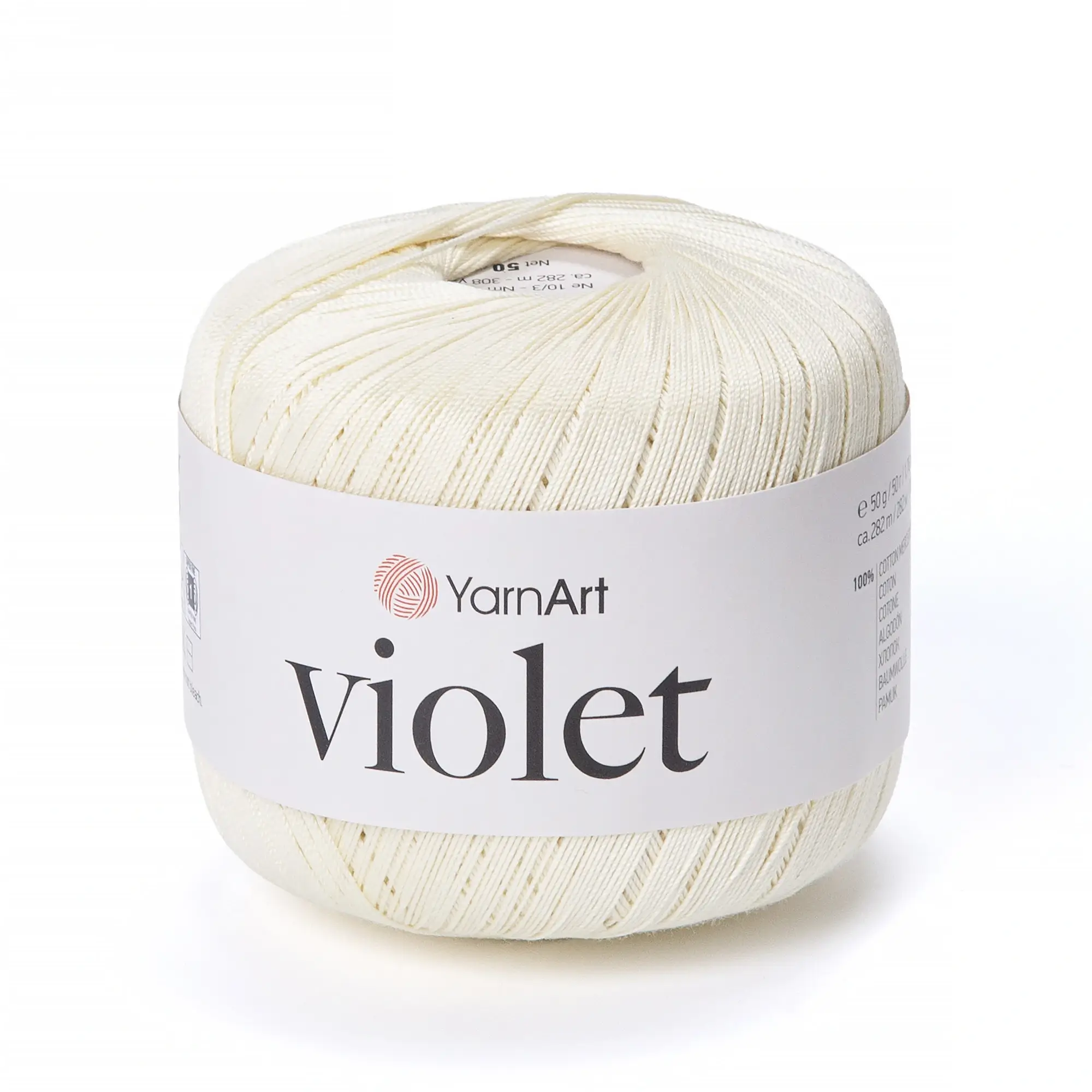 YARNART_VIOLET_0326 Yarnart Violet 0326 шампань 100% мерсеризована бавовна 282 м/50г