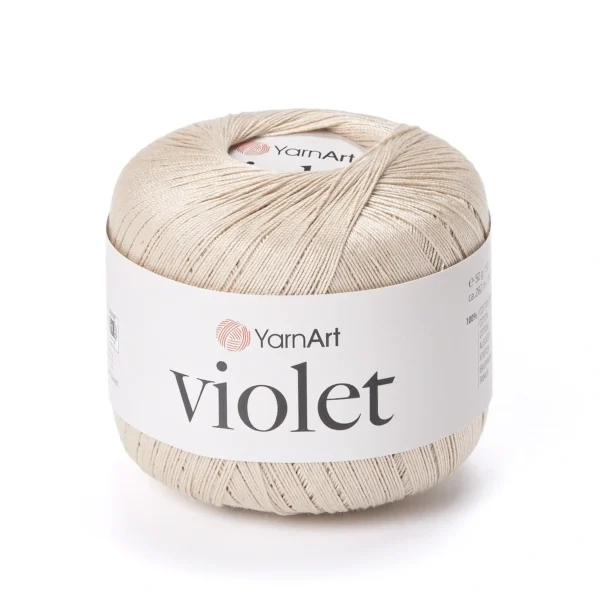 Yarnart Violet [attr name="pa_n-color"] [attr name="pa_color"] 100% мерсеризована бавовна 282 м/50г