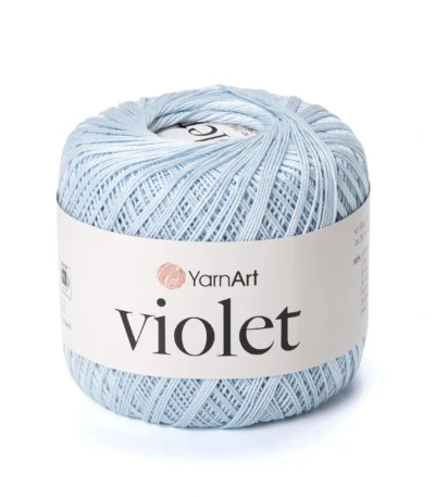 Yarnart Violet 5326 сірий 100% мерсеризована бавовна 282 м/50г