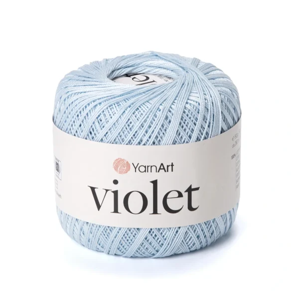 Yarnart Violet [attr name="pa_n-color"] [attr name="pa_color"] 100% мерсеризована бавовна 282 м/50г