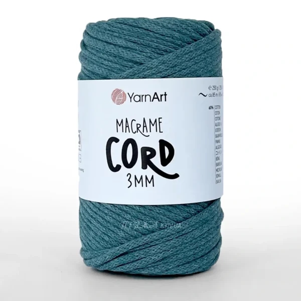 YarnArt Macrame Cord 3мм [attr name="pa_n-color"] [attr name="pa_color"] — міцний бавовняний шнур 3мм для в'язання сумки гачком купити в Магазин пряжі Київ, Хорива 1 А