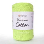 Yarnart Macrame Cotton 755 фісташка — пряжа-шнур для макраме і сумок, доступна в магазині Київ, Хорива 1-А