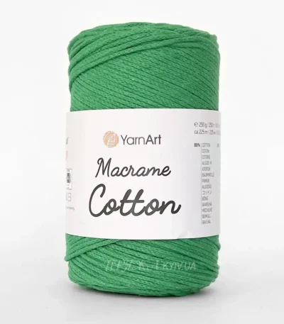 Yarnart Macrame Cotton 791 какао — пряжа-шнур для макраме і сумок, доступна в магазині Київ, Хорива 1-А