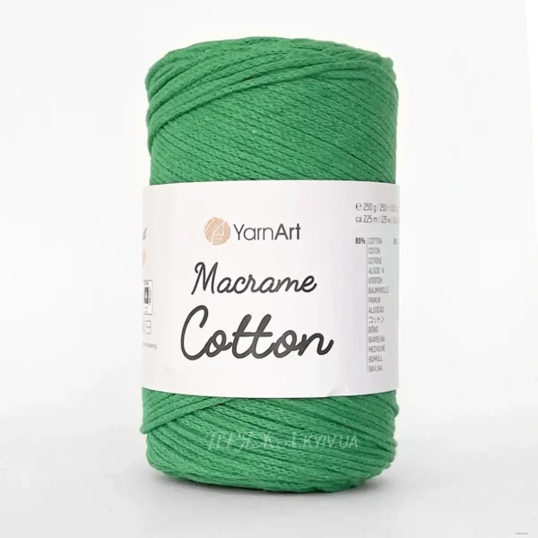 Yarnart Macrame Cotton [attr name="pa_n-color"] [attr name="pa_color"] — пряжа-шнур для макраме і сумок, доступна в магазині Київ, Хорива 1-А