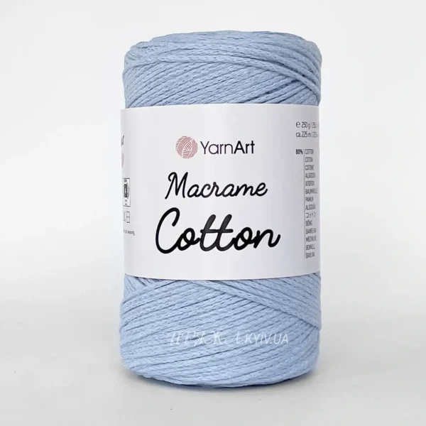 Yarnart Macrame Cotton [attr name="pa_n-color"] [attr name="pa_color"] — пряжа-шнур для макраме і сумок, доступна в магазині Київ, Хорива 1-А