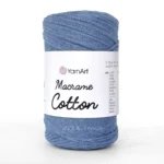 Yarnart Macrame Cotton 751 білий — пряжа-шнур для макраме і сумок, доступна в магазині Київ, Хорива 1-А