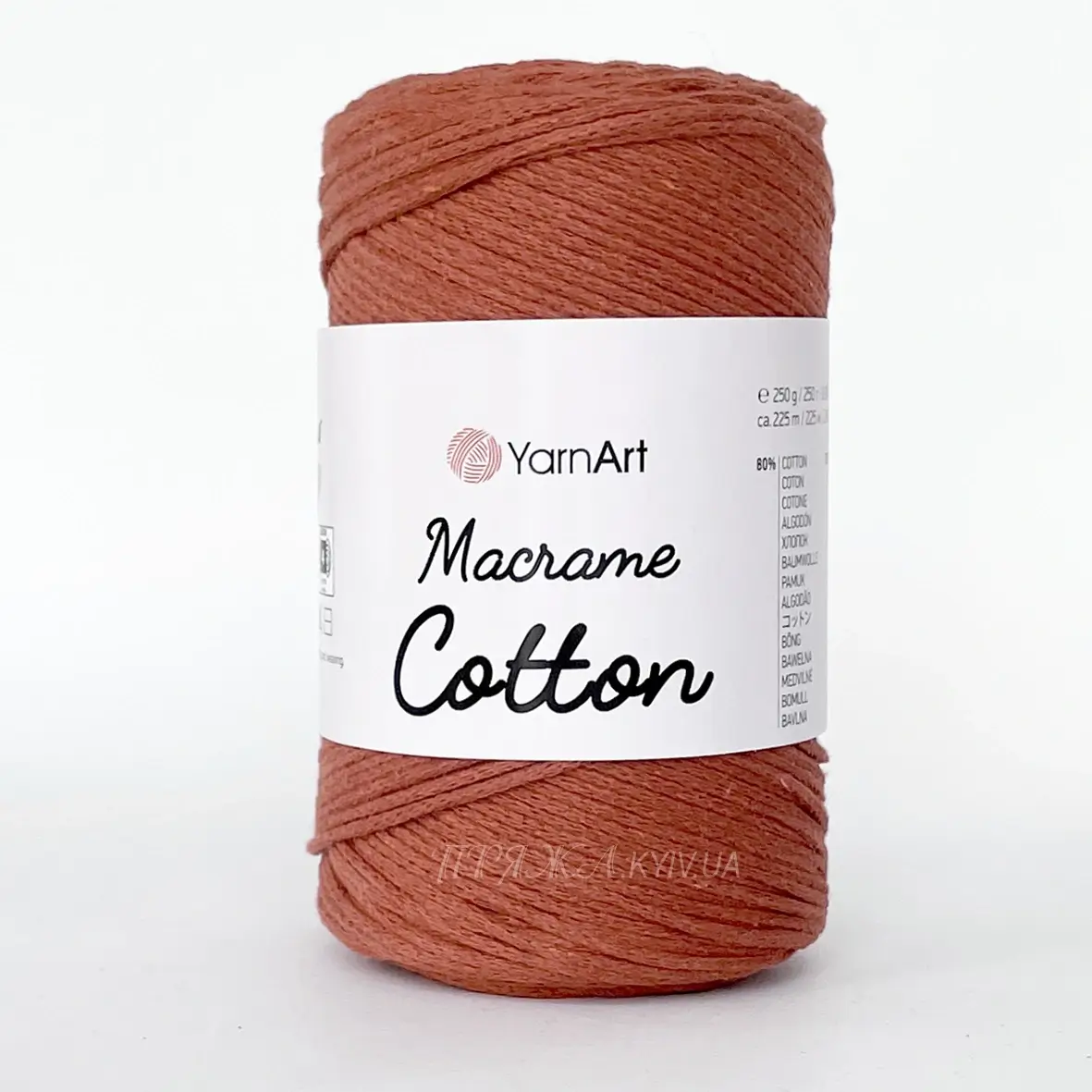 Yarnart Macrame Cotton 794 полин — пряжа-шнур для макраме і сумок, доступна в магазині Київ, Хорива 1-А