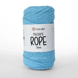 Шнур YarnArt Macrame Rope 3мм 773 червоний — міцний бавовняний шнур 3мм для в'язання в припинди або купити в Магазин пряжі Київ, Хорива 1 А