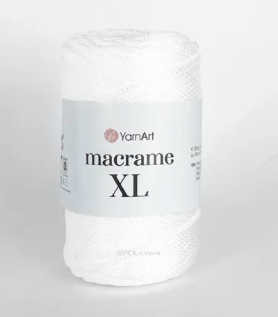 Yarnart Macrame XL 163 червона півонія шнур макраме 3 мм 100% поліестер купити Київ