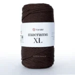 Yarnart Macrame XL 170 сіро-коричневий шнур макраме 3 мм 100% поліестер купити Київ