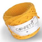 Трикотажна пряжа Confetti 7–9 мм жовтий