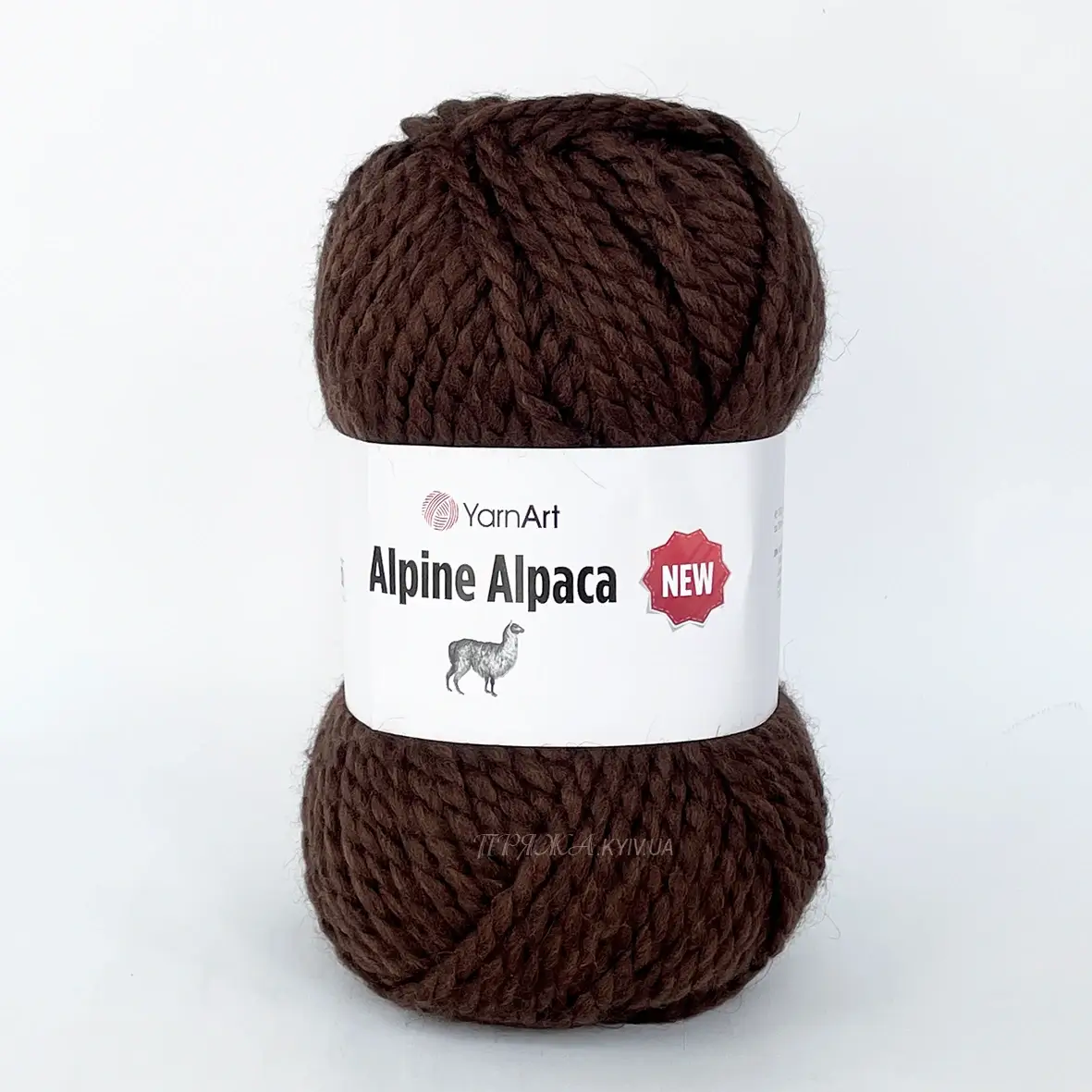 yarnart_alpine_alpaca_1431 yarnart alpine alpaca 1431 шоколад товста пряжа з альпакою 20%