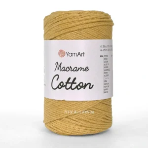 Yarnart Macrame Cotton 145 Бордо, марсала — пряжа-шнур для макраме і сумок, доступна в магазині Київ, Хорива 1-А
