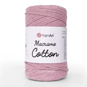 Yarnart Macrame Cotton 145 Бордо, марсала — пряжа-шнур для макраме і сумок, доступна в магазині Київ, Хорива 1-А