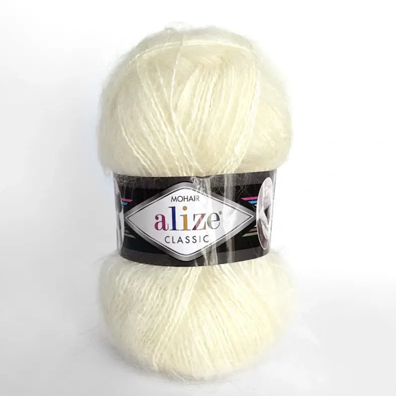 Alize_Mohair_classic_01 Alize Mohair Classic 01 кремовий пряжа 100г 200м Alize. купити в магазині пряжі Київ, Хорива 1 А