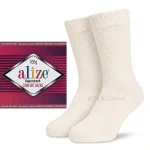 Alize Superwash Comfort 01 молочний — моток 100г 75% вовна супервош