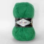 Alize Mohair Classic 455 яскраво зелений пряжа 100г 200м Alize. купити в магазині пряжі Київ, Хорива 1 А