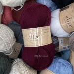 Alize Wooltime 578 бордовий — моток 100г