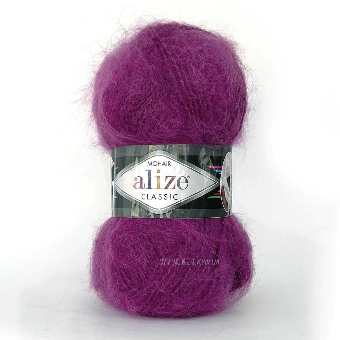 IMG_9063 Alize Mohair Classic 209 орхідея пряжа 100г 200м Alize. купити в магазині пряжі Київ, Хорива 1 А