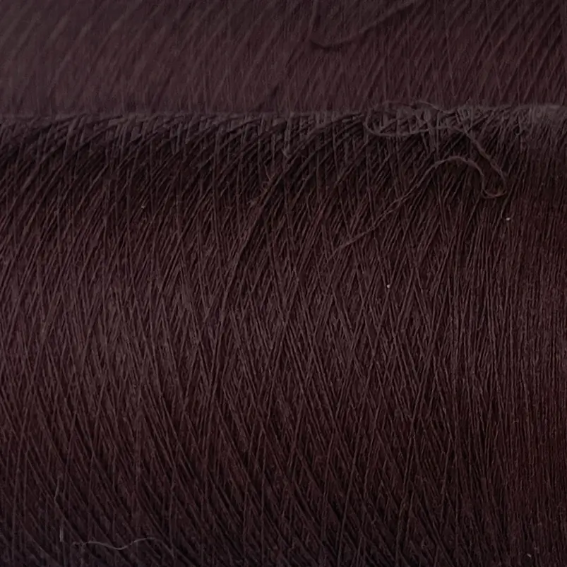 Trama134R Пряжа шовк шоколадний Trama Tinta 134R — 100%, шовк малбері на конусі