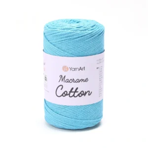 Yarnart Macrame Cotton 775 ментол — пряжа-шнур для макраме і сумок, доступна в магазині Київ, Хорива 1-А