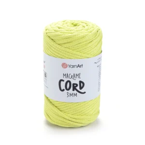 YarnArt Macrame Cord 3мм 139 волошковий, синій — міцний бавовняний шнур 3мм для в'язання сумки гачком купити в Магазин пряжі Київ, Хорива 1 А