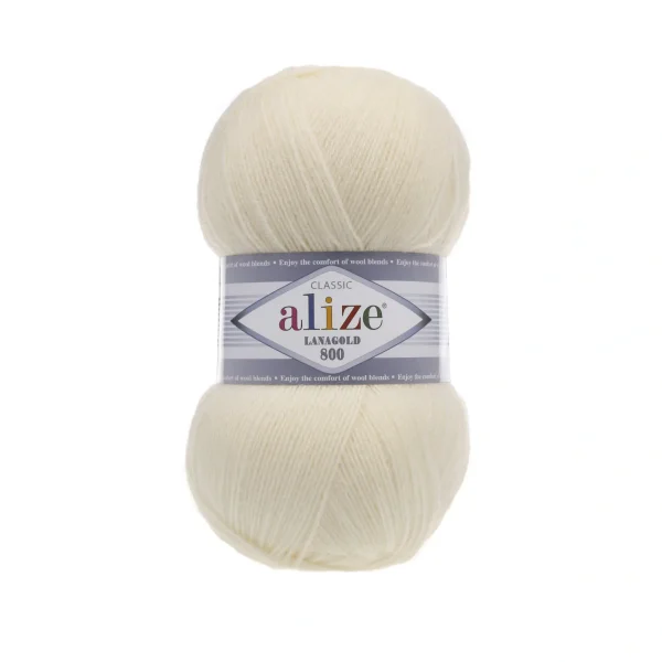 Alize Lanagold 800 [attr name="pa_n-color"] [attr name="pa_color"] — моток 100г, тонка напіввовна