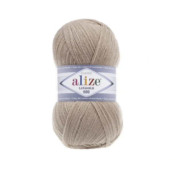 Alize Lanagold 800 [attr name="pa_n-color"] [attr name="pa_color"] — моток 100г, тонка напіввовна