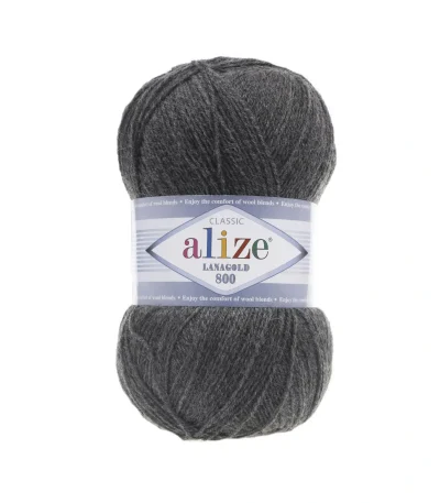 Alize Lanagold 800 450 пломбір — моток 100г, тонка напіввовна