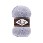Alize Lanagold 800 585 світлий беж — моток 100г, тонка напіввовна