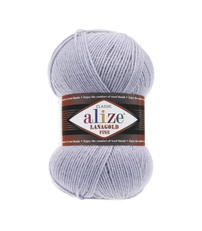 Alize Lanagold 800 450 пломбір — моток 100г, тонка напіввовна
