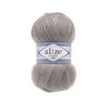 Alize Lanagold 800 01 кремовий — моток 100г, тонка напіввовна