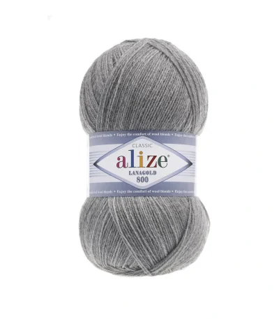Alize Lanagold 800 450 пломбір — моток 100г, тонка напіввовна