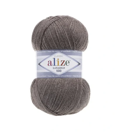 Alize Lanagold 800 450 пломбір — моток 100г, тонка напіввовна