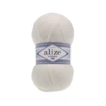 Alize Lanagold 800 152 світлий беж — моток 100г, тонка напіввовна