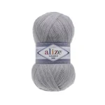 Alize Lanagold 800 40 блакитний — моток 100г, тонка напіввовна
