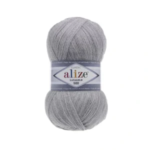 Alize Lanagold 800 846 синій джинс — моток 100г, тонка напіввовна