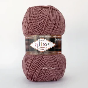 Alize Lanagold Fine 203 джинс — моток 100г, напіввовна