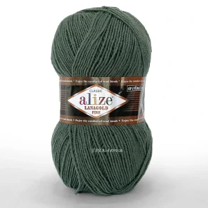 Alize Lanagold Fine 203 джинс — моток 100г, напіввовна