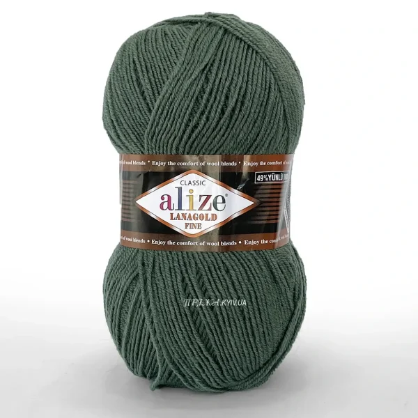 Alize Lanagold Fine [attr name="pa_n-color"] [attr name="pa_color"] — моток 100г, напіввовна