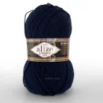 Alize Lanagold Fine 118 зелений — моток 100г, напіввовна