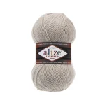 Alize Lanagold Fine 111 фіолетовий — моток 100г, напіввовна