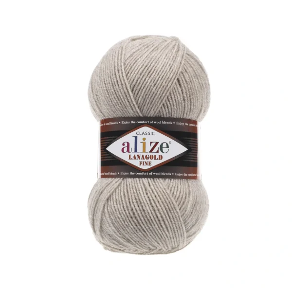 Alize Lanagold Fine [attr name="pa_n-color"] [attr name="pa_color"] — моток 100г, напіввовна