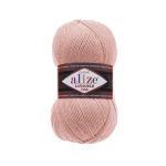 Alize Lanagold Fine 111 фіолетовий — моток 100г, напіввовна