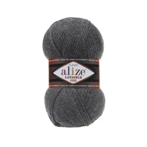 Alize Lanagold Fine 203 джинс — моток 100г, напіввовна