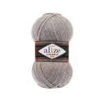 Alize Lanagold Fine 111 фіолетовий — моток 100г, напіввовна