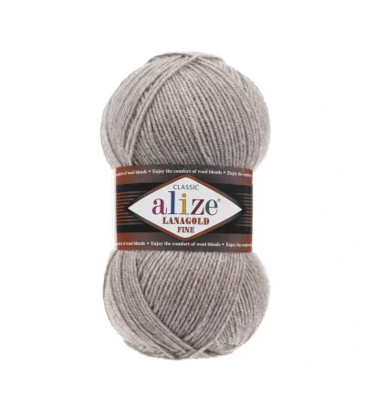 Alize Lanagold Fine 209 орхідея — моток 100г, напіввовна