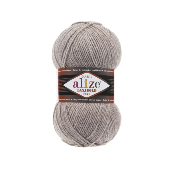 Alize Lanagold Fine [attr name="pa_n-color"] [attr name="pa_color"] — моток 100г, напіввовна