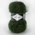 Alize Mohair Classic 620 хакі пряжа 100г 200м Alize. купити в магазині пряжі Київ, Хорива 1 А