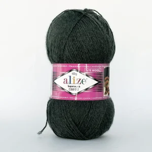 Носочна пряжа Alize Superwash хакі купити Україна